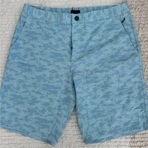 johnnie-O Gulf Blue Camouflage Shorts